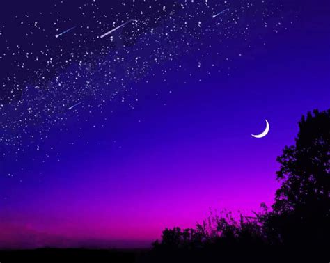 Moon Purple Sky New Paint By Numbers Paint By Numbers For Adult