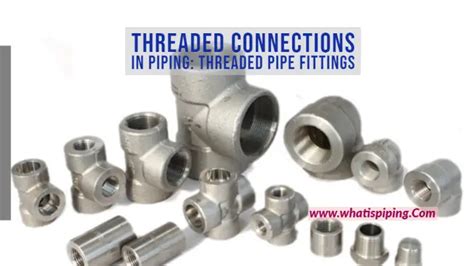 Threaded Connections In Piping Threaded Pipe Fittings With Pdf