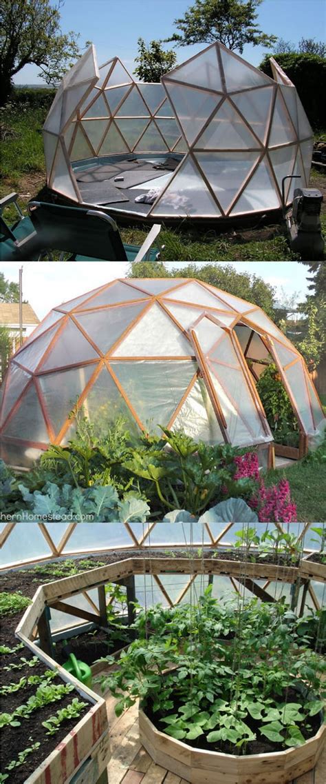 Ready to build a greenhouse? Geodome Greenhouse - garden