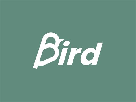 Bird Logo Minimal Typography Wordmark Logo Design On Behance