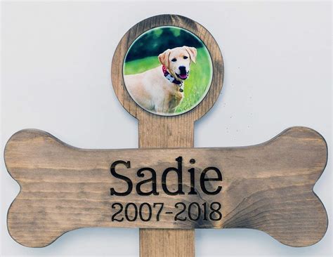 This story is for nadya, ethan and finn, for holding my hand and making me happy. Personalized Name Dog Bone Memorial Cross - Wood Burial ...