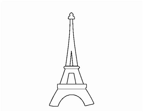 Dibujo De Torre Eiffel Pintado Por En Dibujos Net El D A A Las