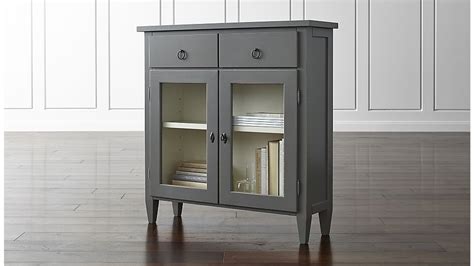 stretto grey entryway cabinet reviews crate  barrel