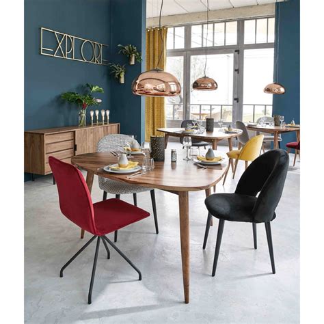 This is a mid century modern dining refractory dining table by mobler. 6-Seater Solid Sheesham Wood Vintage Dining Table L136 ...