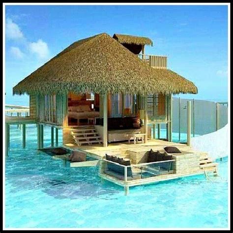 Amazing Tropical Overwater Huts Maldivas Lugares Bonitos Ilhas Maldivas