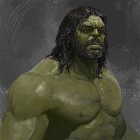 More Thor Ragnarok Alternate Character Designs Feature A Long Haired Bearded Incredible Hulk