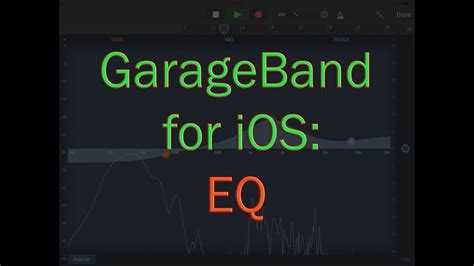 Download iphone,ipad, ipod apps free. GarageBand for iOS: EQ - YouTube