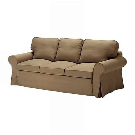 Ikea Ektorp 3 Seat Sofa Slipcover Cover Idemo Light Brown