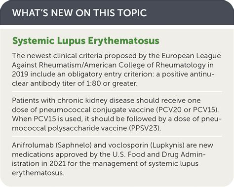 Systemic Lupus Erythematosus Diagnosis And Treatment Aafp
