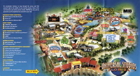 Universal Studios Theme Park Map Rangere