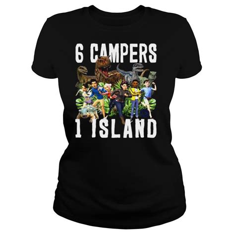 Jurassic World Camp Cretaceous 6 Campers 1 Island Shirt