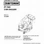 Craftsman Zts 7500 Manual