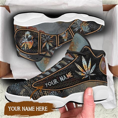 420 Weed Air Jordan 13 Sneakers Shoes For Men And Women Air Jd13 Shoes Cannabis Psychedelic