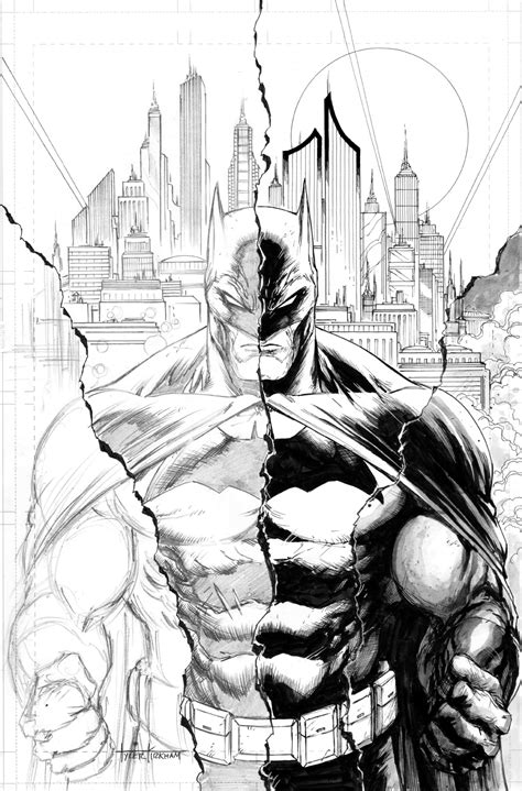 Comic Art Shop Tyler Kirkhams Comic Art Shop Batman Black And
