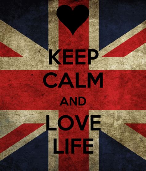 Keep Calm And Love Life Poster Yeti Keep Calm O Matic