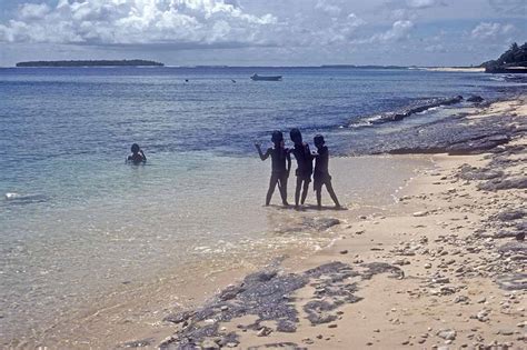 View To Asor From Falalop Ulithi Atoll Yap State Micronesia Ozoutback