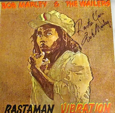 Bob Marley Autograph Lp Album Americas Memories Authentic Famous
