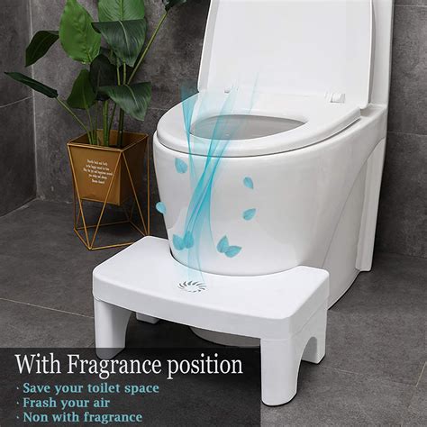 Poop Stool Adult Toilet Stool Sturdy Toilet Step Stool Bathroom Squat