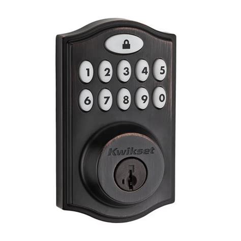 Kwikset Smartcode Venetian Bronze Single Cylinder Electronic Deadbolt