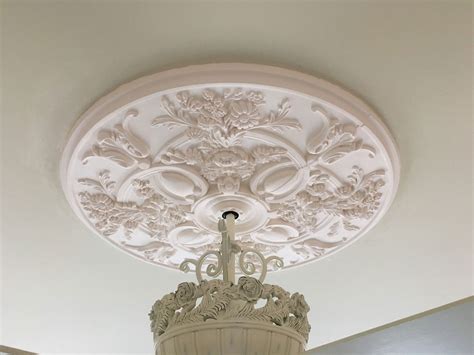 A ceiling medallion, originally called a ceiling rose, comes from the early 1500s when king henry the viii ruled. Baile Ceiling Medallion Project | Architectural Depot