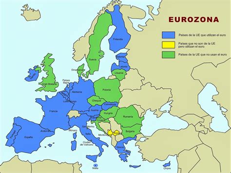 Ilustracion De Mapa De La Union Europea Con Los Paises Y Capitales Images