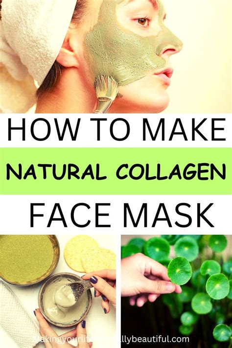 Natural Homemade Collagen Face Mask Collagen Mask Collagen Booster