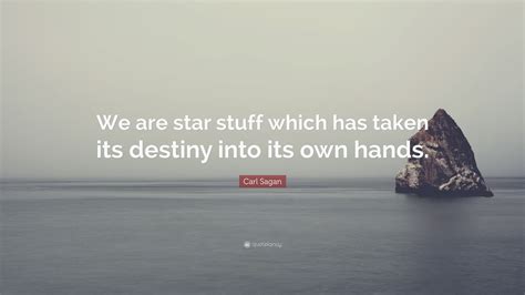 Carl Sagan Quote We Are Star Stuff Which Has Taken Its