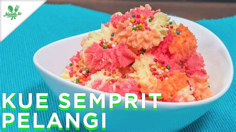 Cara membuat kue semprit durian : Resep Kue Semprit Pelangi - YouTube