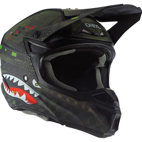 Oneal 5 Series Polyacrylite Warhawk Motocross Helmet Dirt Bike Quad