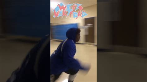 Guy Runs Into Lockers And The Ceiling Falls Youtube