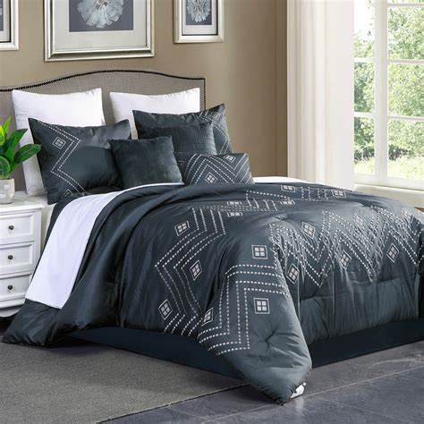 Cal king bedroom set clearance. Unique Home Luana 7 Piece Collection Comforter Set ...