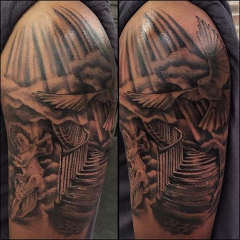 Stairway to heaven stock photos and images. Stairway To Heaven Tattoo Drawing - Happy Living