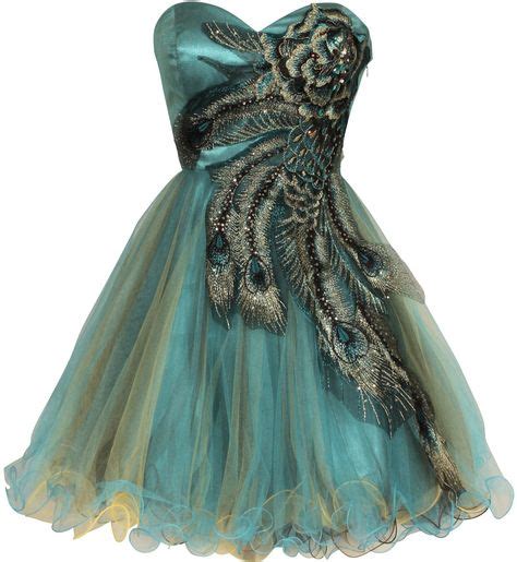 When Peacock Is The Wedding Theme Prom Party Dresses Peacock Dress