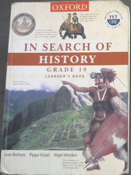 In Search Of History Grade 10 Learners Book By Bottaro J Visser P