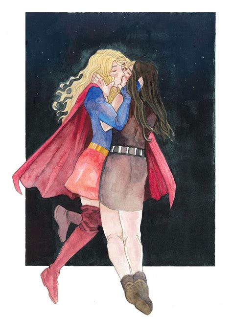 Supercorp Fanart Collection Fan Art Cute Lesbian Couples Supergirl