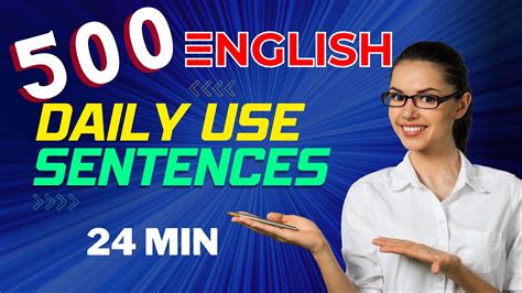 500 English Sentences Used In Daily Life Improve Your Language Skills