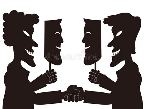 Fake Mask Stock Vector Image Of People Face Hypocritical 23950183