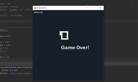 Get Snake 2d Game In Python With Source Code Games In Python