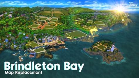 Brindleton Bay Map Replacement Download 20th Century Plumbob Sims