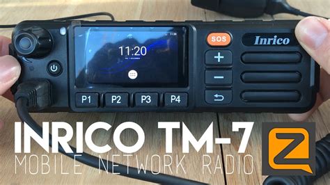Inrico Tm 7 Network Mobile Radio Part 3 Button Mapping And Radio