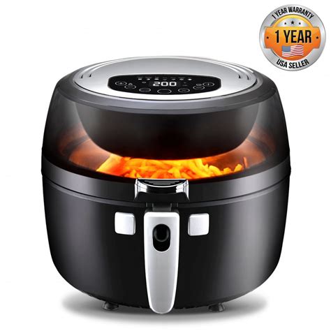 Nutrichef Countertop Oven Air Fry Cooker Healthy Kitchen Air Fryer Convection Cooking