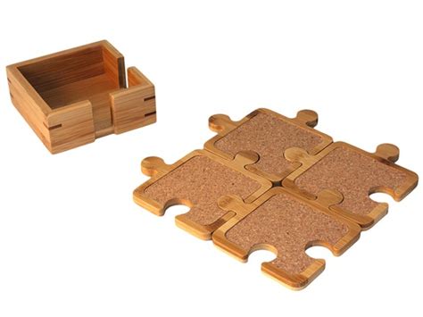 Puzzle Coasters Set Of 4