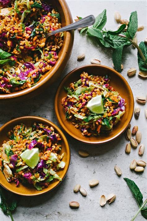 Try ina garten's classic roasted brussels sprouts recipe from barefoot contessa on food network. Minty Spelt Berry, Brussels Sprout & Purple Cabbage Salad ...