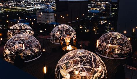 7 Rooftop Bars For The Winter Season Rooftop Igloos On Rooftop Bars