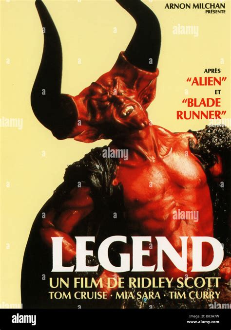 Legend Legend 1985 Uk Affiche Poster Director Stock Photo Alamy