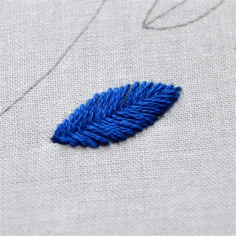 Fishbone Stitch Embroidery Tutorial With Video Lesson