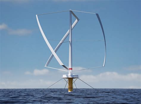 Turbinas Eólicas Flotantes En El Mar