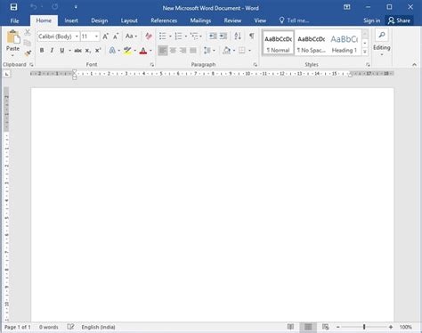 Microsoft Word Tutorial Environment Setup