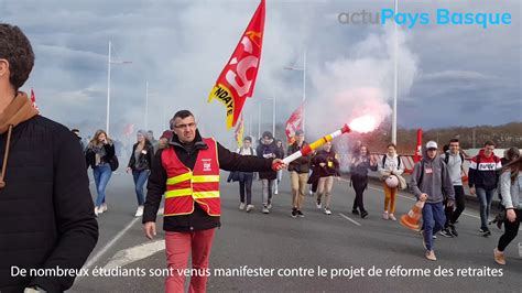 Manifestation Du Jeudi 19 Décembre 2019 Bayonne Youtube