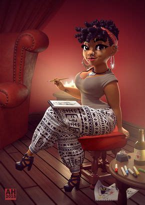 Pin By Maii El Tabey On Cute In 2019 Black Girl Art Black Love Art
